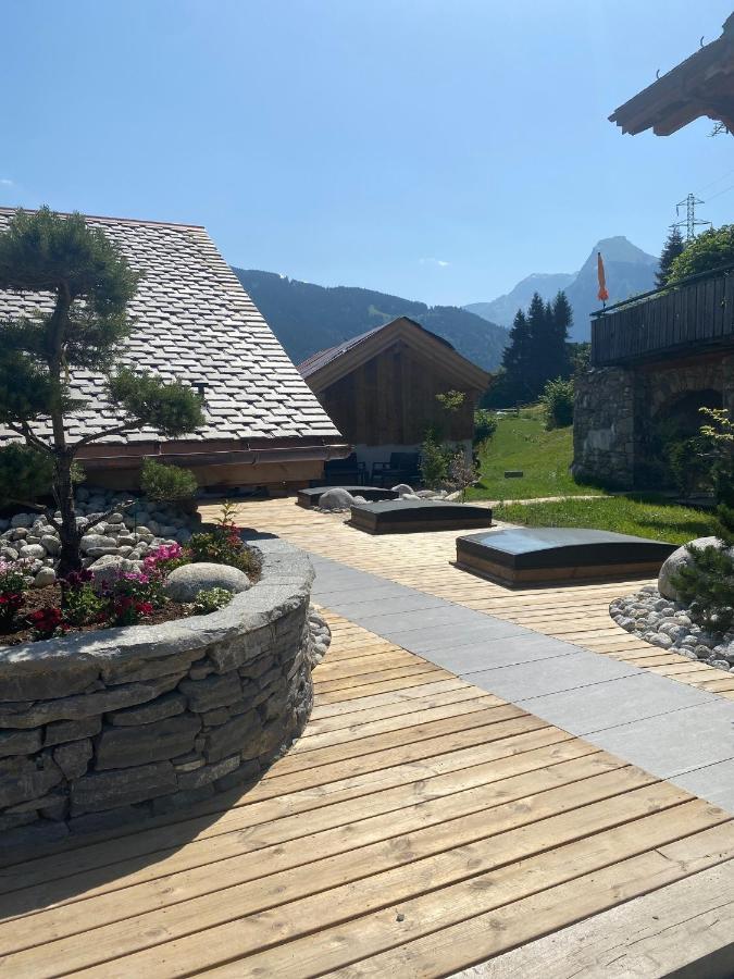 Les Mazots Des Fees Bed and Breakfast Morzine Exteriör bild